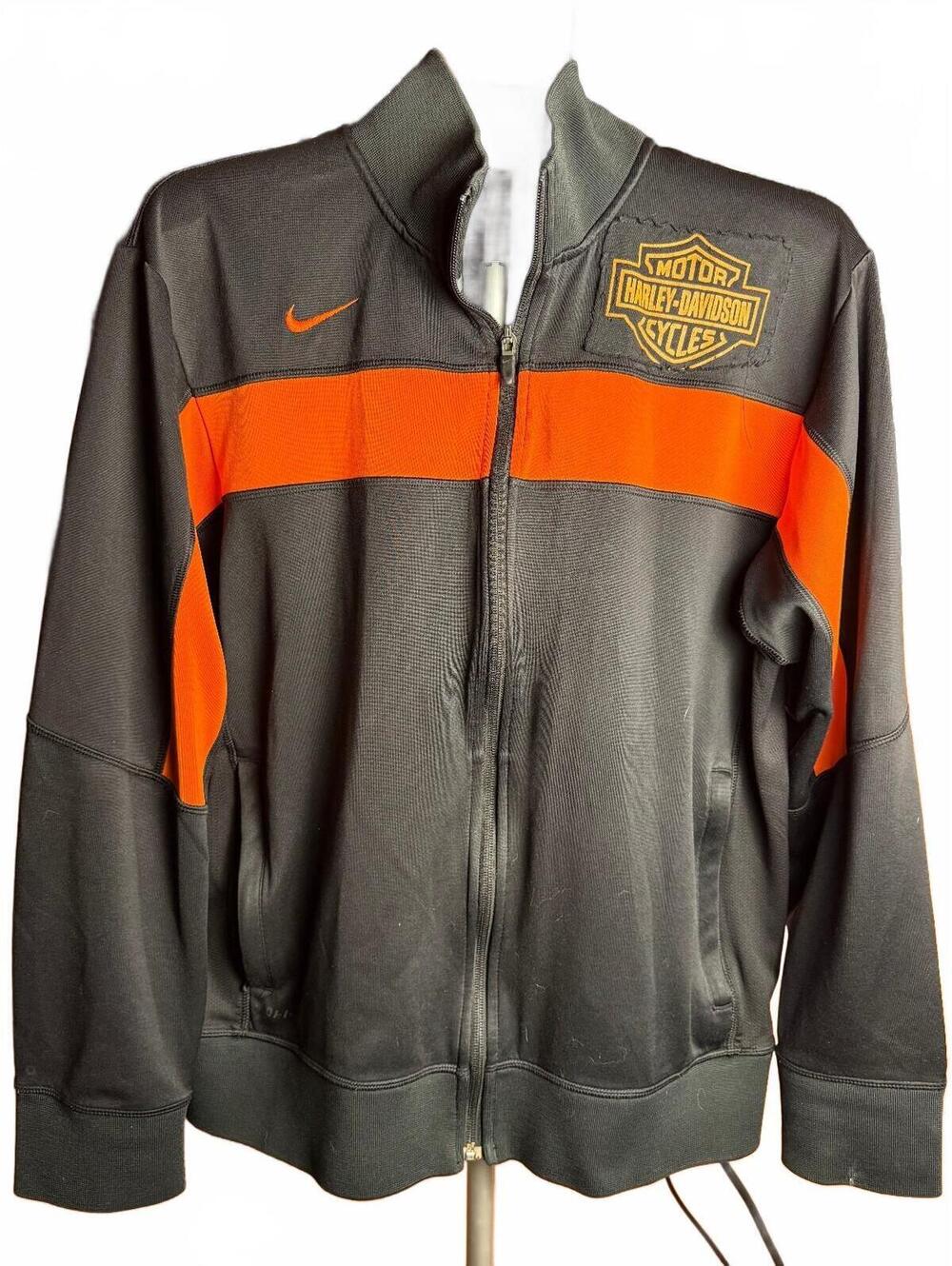 Nike Harley Davidson Motorcycles Track Jacket custom sz L biker